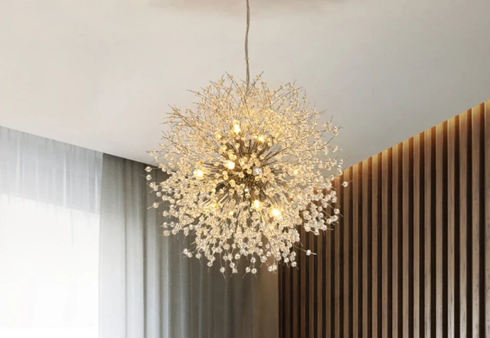 globe light chandelier